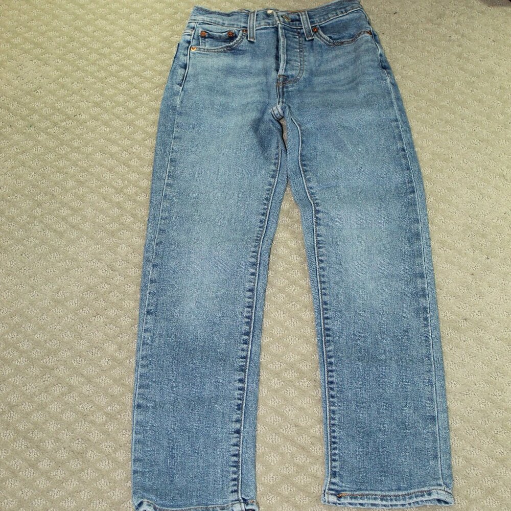 Levi's Light Blue Ankle Crop Jeans